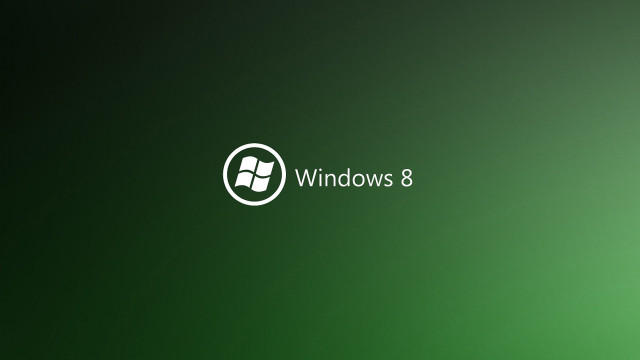 Green background windows8 logo white free wallpaper - medium preview image