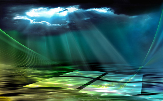 Computer screen bright light cloud free wallpaper - medium preview image