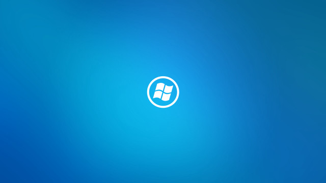 Blue background white logo white #2 free wallpaper - medium preview image