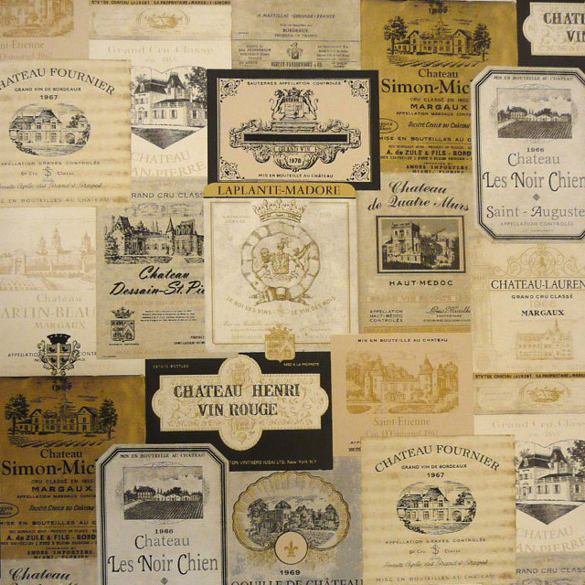 Wine bottle wall labels various #2 free wallpaper - medium preview image