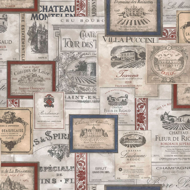 Wine labels wall variety display free wallpaper - medium preview image