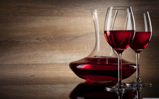 Couple glasses wine table bottle free wallpaper - medium preview image