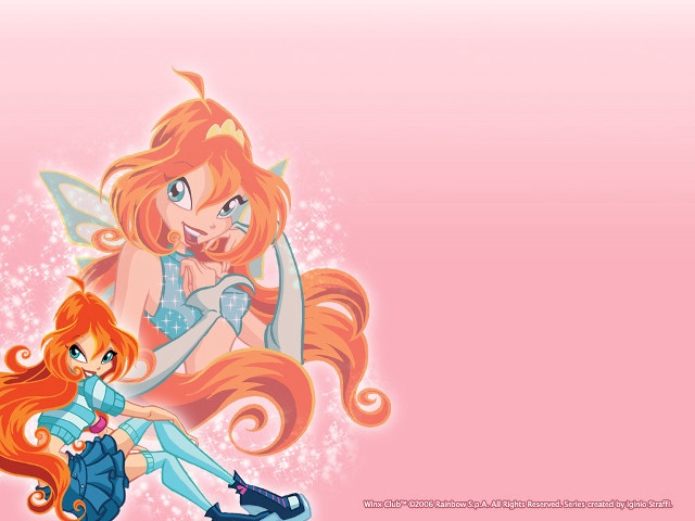 Cartoon girls long hair cat free wallpaper - medium preview image