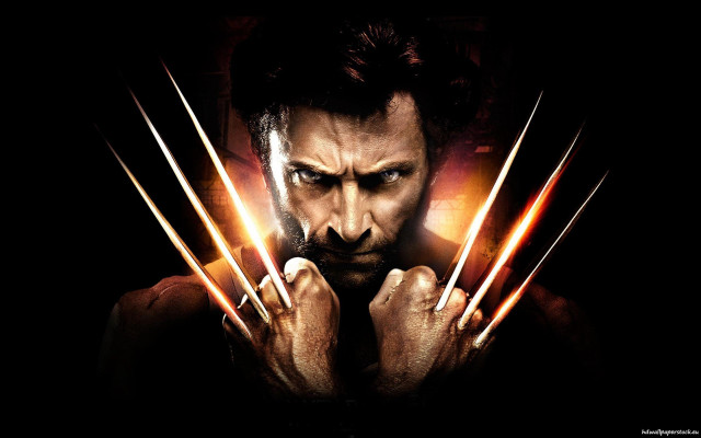 Man claws dark wolverine logo #2 free wallpaper - medium preview image