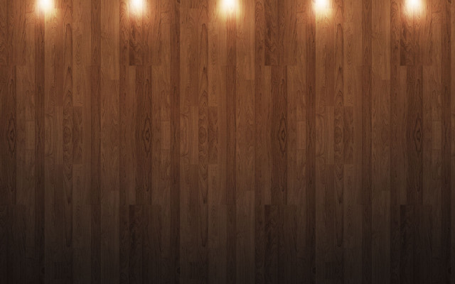 Wooden floor three lights wall free wallpaper - medium preview image