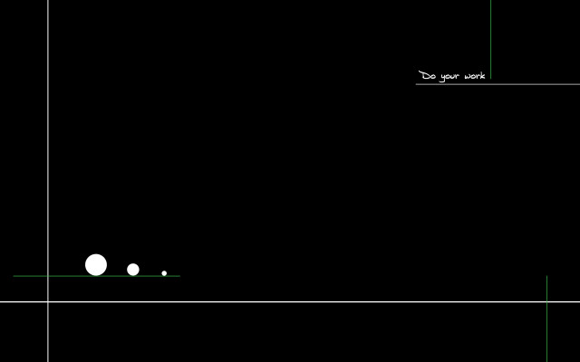 Black background white balls green free wallpaper - medium preview image