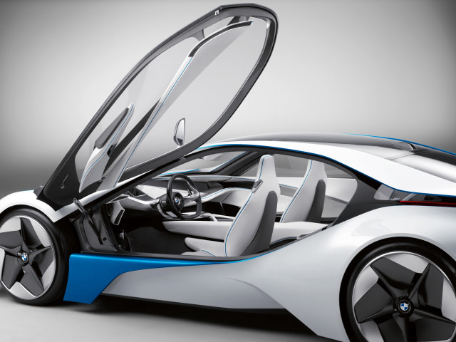 Futuristic car doors open interior #2 free wallpaper - medium preview image