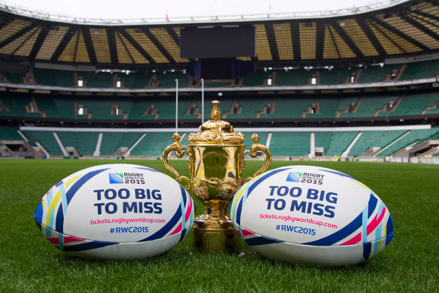 Rugby trophy stadium field sky free wallpaper - medium preview image