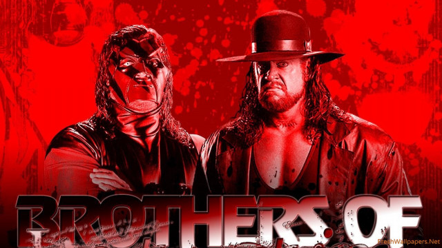 Brothers of destruction wrestlers red free wallpaper - medium preview image