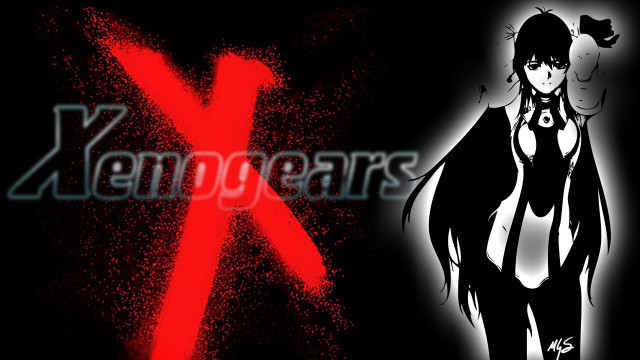 Girl black dress red x free wallpaper for desktop - medium preview image
