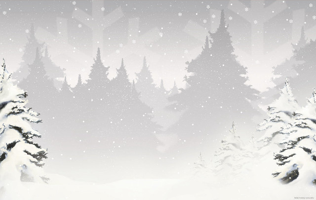 Snowy landscape trees snowflakes white free wallpaper - medium preview image