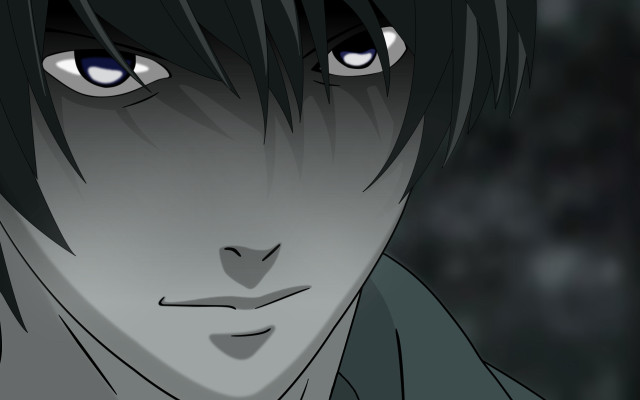 Man blue eyes black jacket #2 free wallpaper - medium preview image