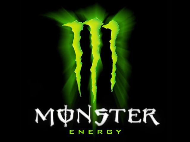 Monster energy logo black background free wallpaper - medium preview image
