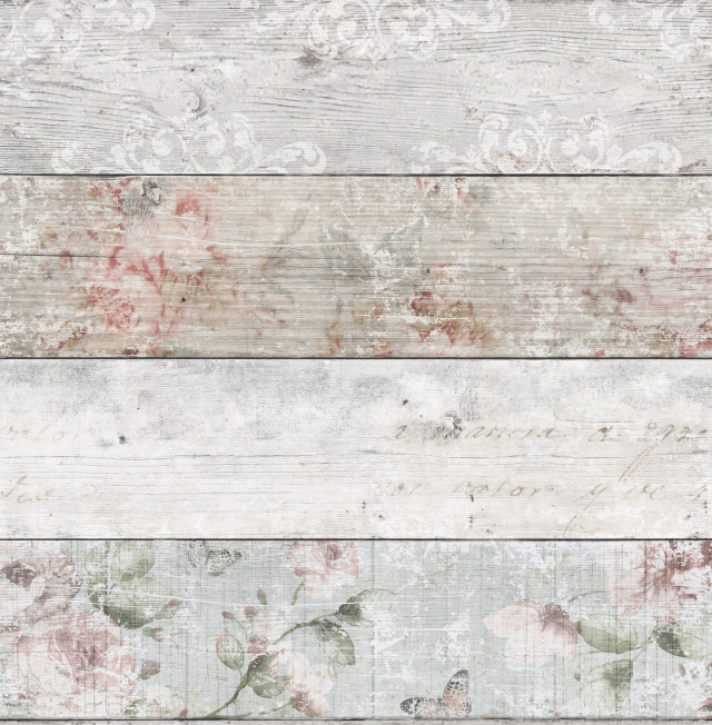 Flowers wall wooden background faded free wallpaper - medium preview image