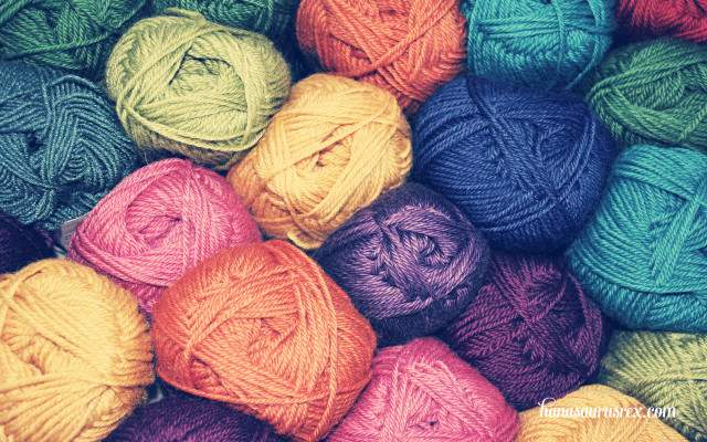 Yarn pile colorful background tabletop free wallpaper - medium preview image