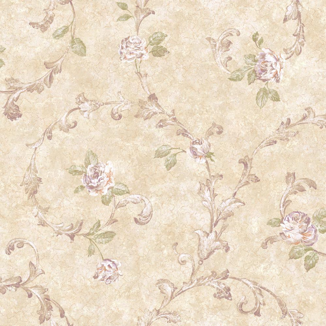 Flower pattern white background green free wallpaper - medium preview image