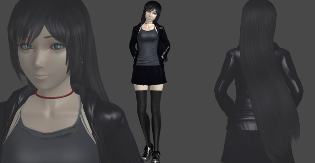 Woman black dress boots mannequin free wallpaper - medium preview image
