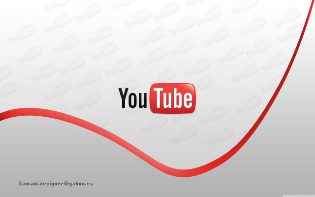 Red youtube logo red arrow free wallpaper - medium preview image