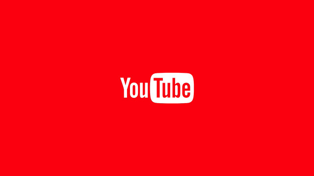 Red background white youtube logo free wallpaper - medium preview image