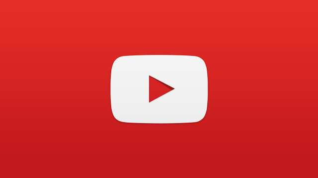 Red background white play button free wallpaper - medium preview image
