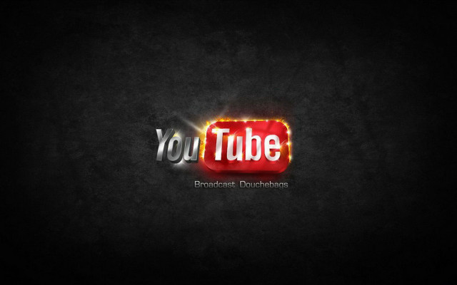 Red youtube logo black background #3 free wallpaper - medium preview image