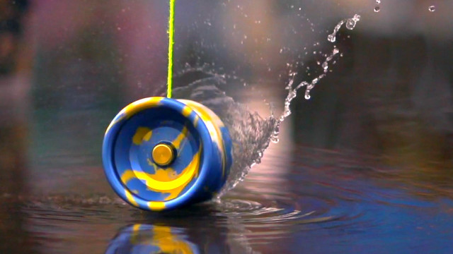 Blue yellow toy floating water free wallpaper - medium preview image
