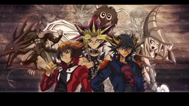 Anime characters group monster demon free wallpaper - medium preview image