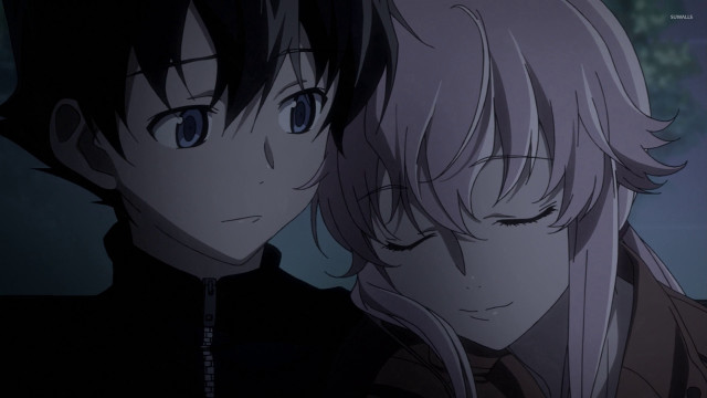 Anime characters looking distance eyes free wallpaper for desktop - medium preview image