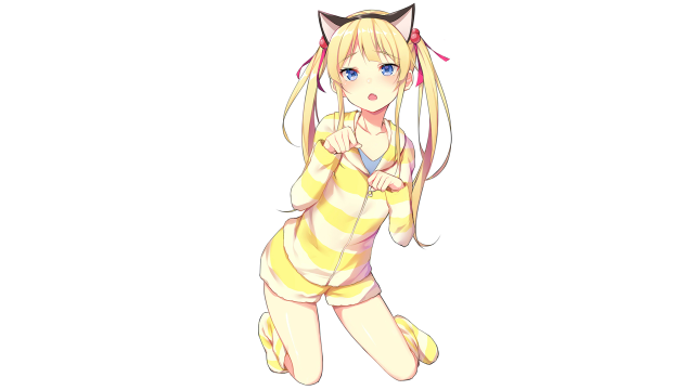 Cartoon character cat ears tail #2 free wallpaper - medium preview image