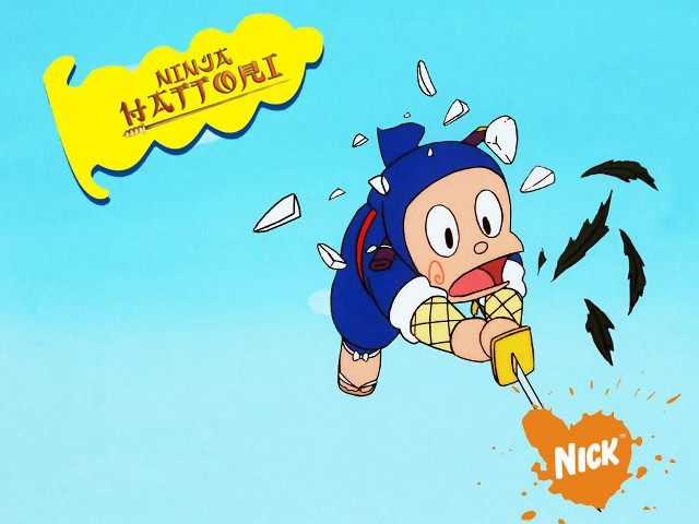 Cartoon character flying birds ninja free wallpaper - medium preview image