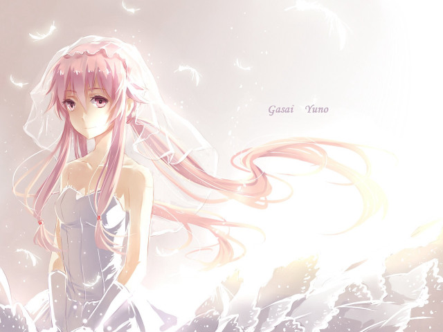 Girl pink hair white dress #8 free wallpaper - medium preview image