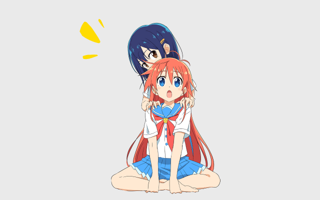 Anime girls sitting kyoto animation free wallpaper - medium preview image