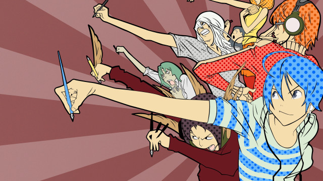 Group people knife hands man free wallpaper - medium preview image
