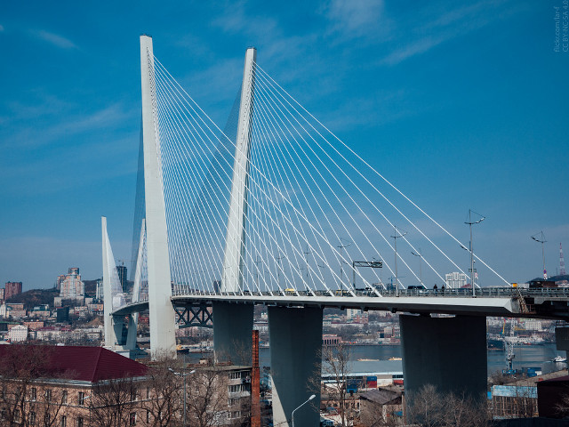 Bridge tower city background skyline free wallpaper - medium preview image