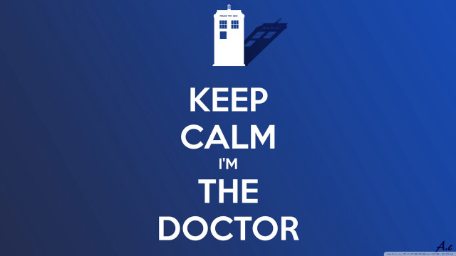 Keep calm im the doctor free wallpaper - medium preview image