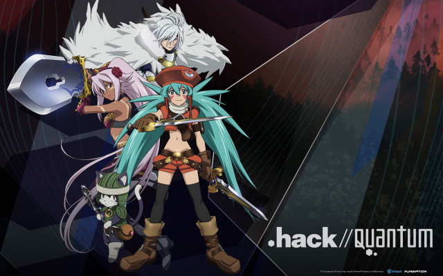 Anime characters swords trees couple free wallpaper - medium preview image