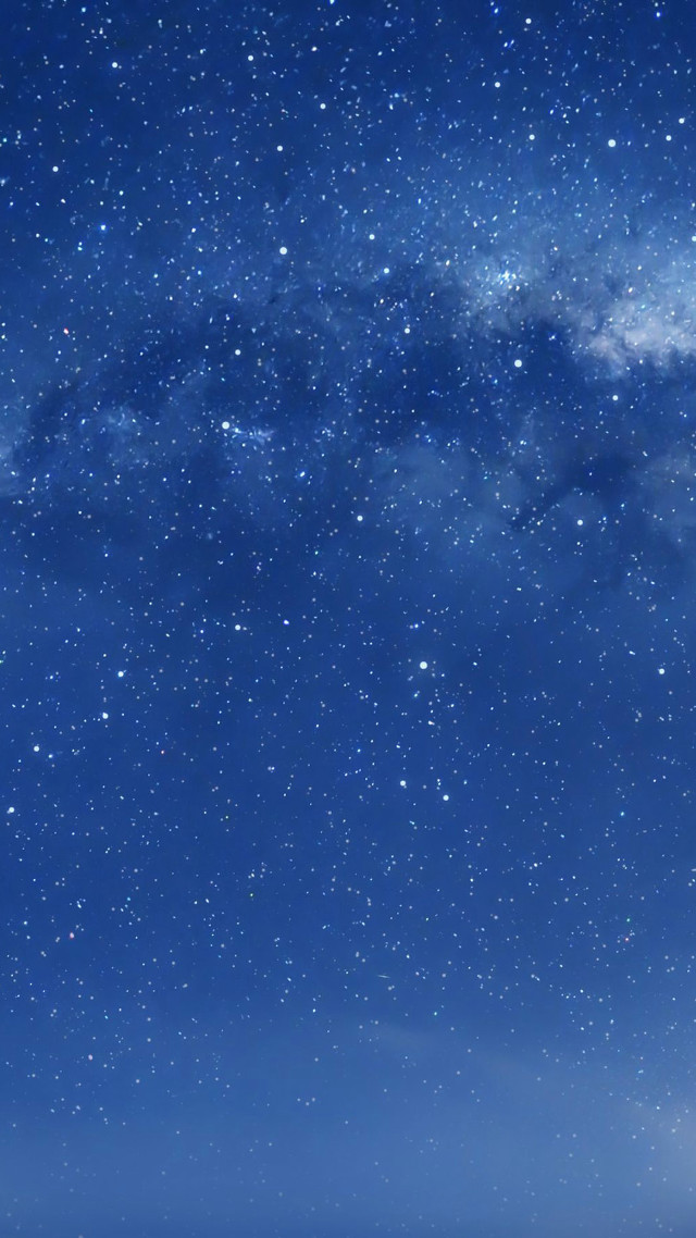 Man beach night sky stars free wallpaper - medium preview image
