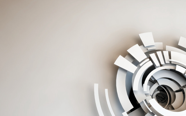 Spiral staircase white wall black free wallpaper - medium preview image