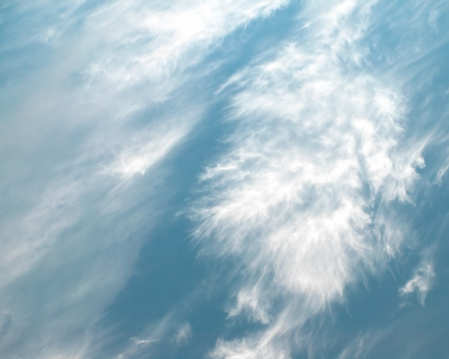 Plane flying sky clouds foreground #2 free wallpaper - medium preview image