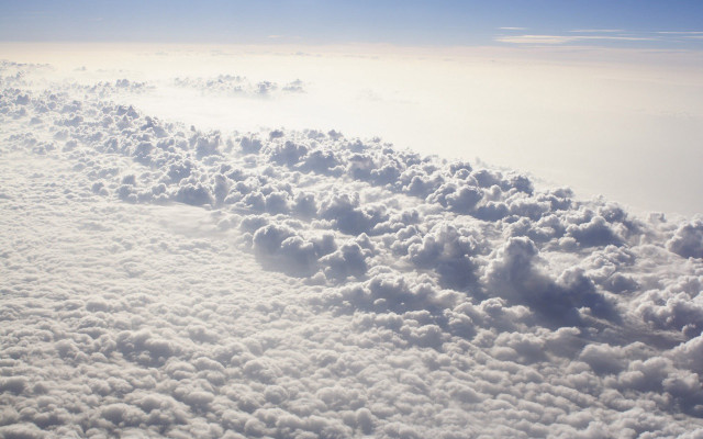 Plane wing clouds sky flying #2 free wallpaper - medium preview image