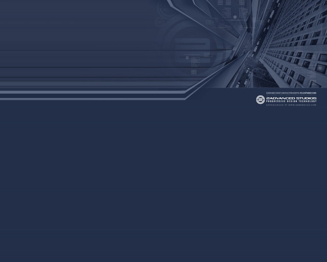 Blue background large building logo free wallpaper - medium preview image