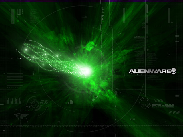 Green black background light center free wallpaper - medium preview image