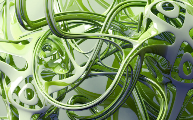 Green white abstract design white #3 free wallpaper - medium preview image