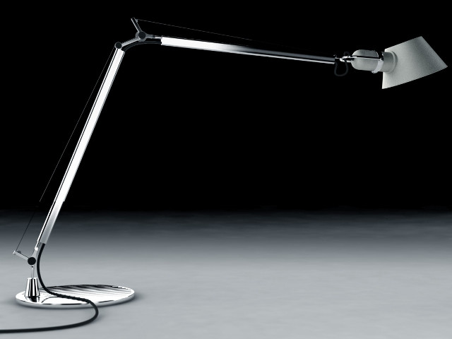 Desk lamp black background white #2 free wallpaper - medium preview image