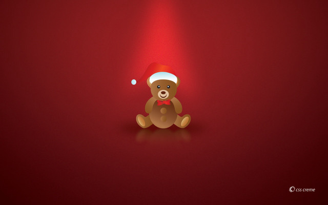 Teddy bear santa hat red #9 free wallpaper - medium preview image
