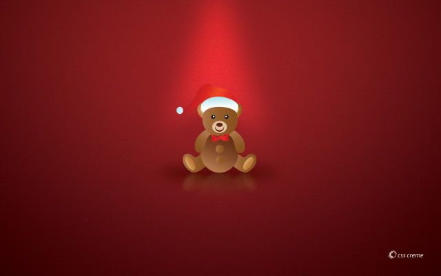 Teddy bear santa hat red #8 free wallpaper - medium preview image