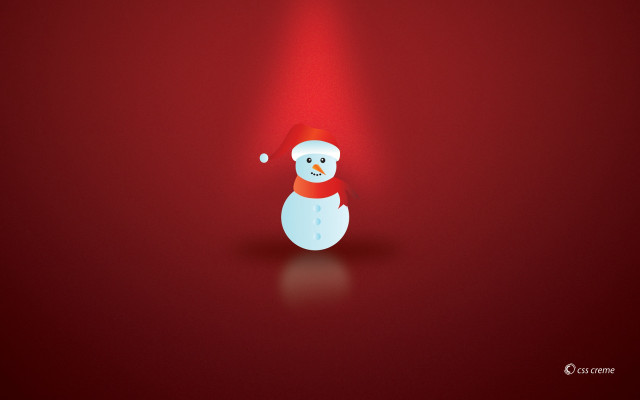 Snowman red hat scarf spotlight #6 free wallpaper - medium preview image