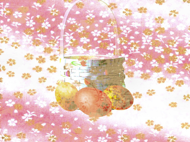 Basket fruit hanging string pink #2 free wallpaper - medium preview image