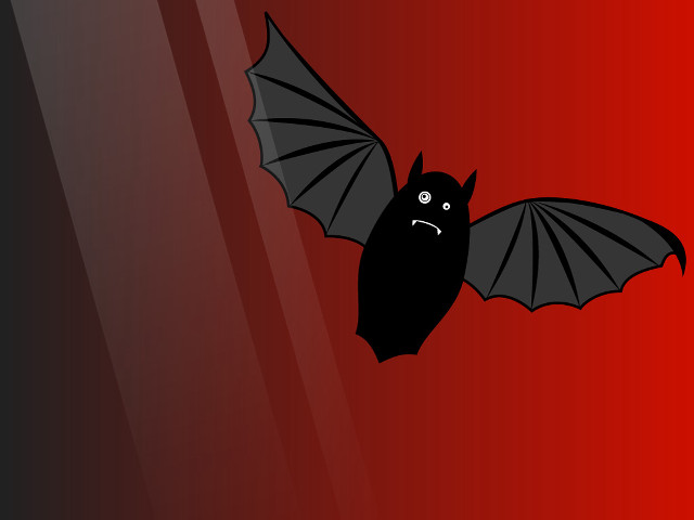 Bat sad face wings flying free wallpaper - medium preview image