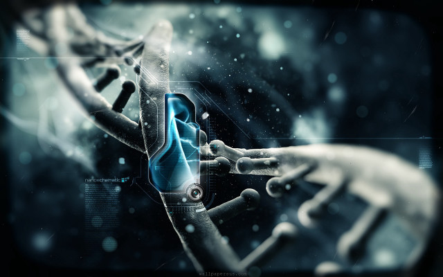 Hand touching blue vase human free wallpaper - medium preview image